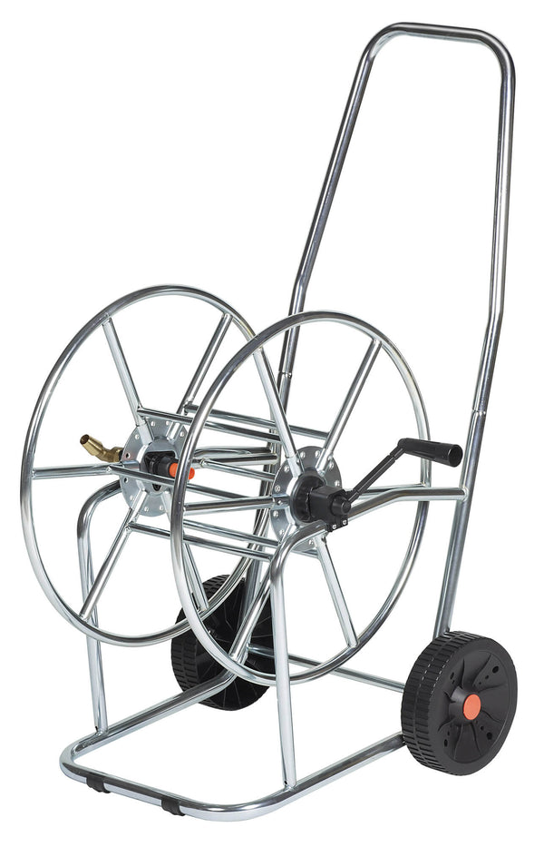 Carrello Avvolgitubo Manuale 80 mt in Acciaio Zincato Agrati Silver prezzo