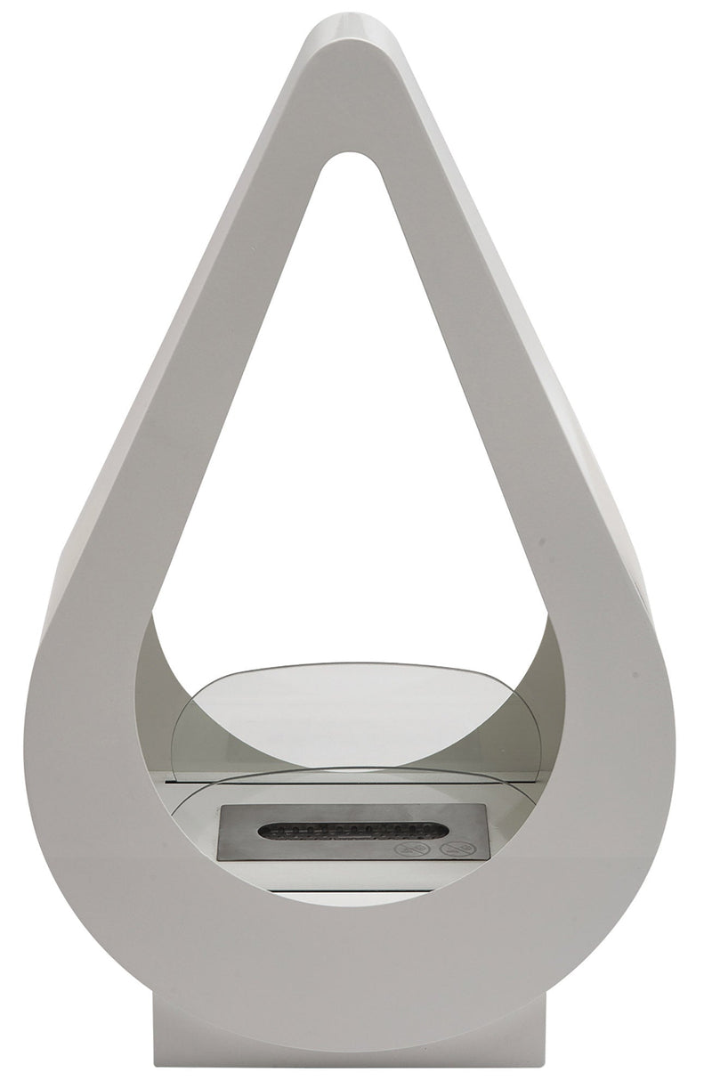 Camino a Bioetanolo da Pavimento 68,8x42 cm Karlsen Pisa Bianco