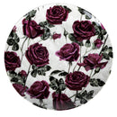 Set 6 Piatti Piani Ø26,5x3 cm  in Porcellana e Gres VdE Tivoli 1996 Rose Baroque