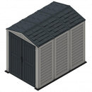 Casetta da Giardino Porta Attrezzi 161x250x210 cm in PVC Grigio/Grigio Scuro