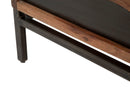 Cassettiera Yellowstone 45x40x100 cm in Legno di Acacia e in Ferro Marrone e Nero