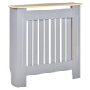 Copritermosifone 78x19x83 cm in MDF e Legno Truciolare Grigio