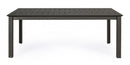 Tavolo Allungabile Konnor 200-300x110 cm Antracite in Alluminio