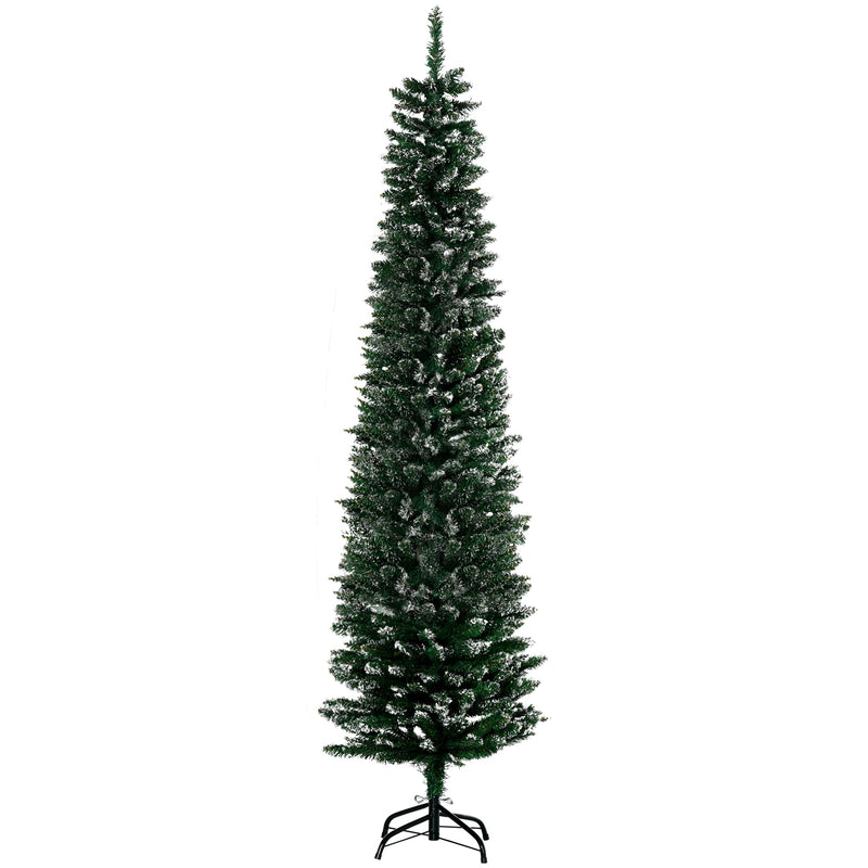 Albero di Natale Artificiale Innevato 195 cm 570 Rami Verde
