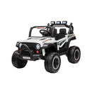 Macchina Elettrica per Bambini 12V Fuoristrada Offroad Mountain Bianco 