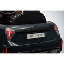 Macchina Elettrica per Bambini Licenza Ufficiale Mini Cooper S Cabrio 12V Sedili in Pelle e Telecomando Nero
