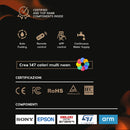 Bruciatore Camino Elettrico a Vapore Acqueo 3D Smart App Inserto Da Incasso 75 Pro-Line      