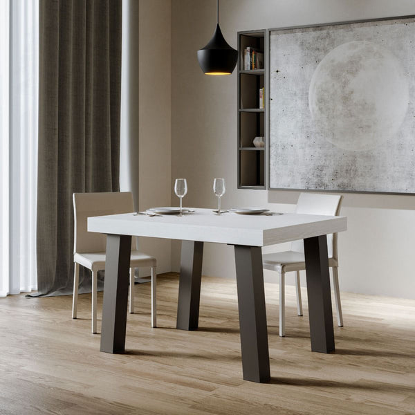 online Tavolo 130x90x77 cm Bridge Fix Bianco Frassino