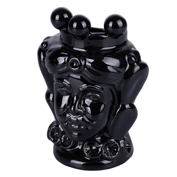 Umidificatore per Radiatori Testa di Moro Uomo 10x6x14 cm in Ceramica VdE Tivoli 1996 Sicilia sconto