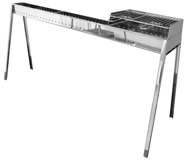 Cuoci Arrosticini a Carbone 140 cm con Barbecue Lisa Luxury Milano Grill 100+40 sconto