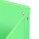 Fioriera Orto Rialzato da Giardino 60x30x80 cm in Metallo Verde