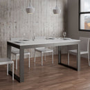 Tavolo Allungabile 160-420x90x77 cm Tecno Evolution Bianco Frassino