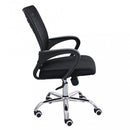 Poltrona da Ufficio Lucy 56x58x94/104 h cm in Poliuretano Nero