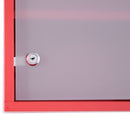 Armadietto per Medicinali Rosso 60x30x12 cm 
