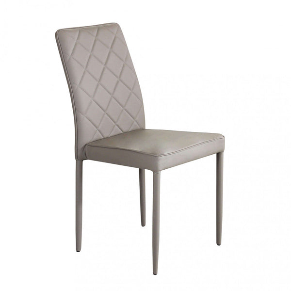 Sedia Blossom 41x50x91 h cm in Similpelle Tortora online