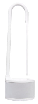 Lampada da Scrivania con LED e Altoparlante Bluetooth 29x10,5x38 cm in Plastica Bianca