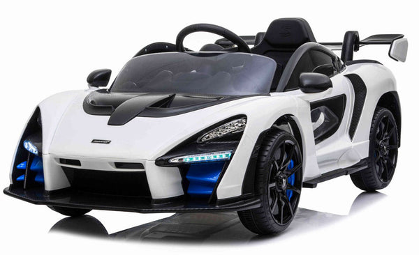 sconto Macchina Elettrica per Bambini 12V con Licenza McLaren Senna Bianca