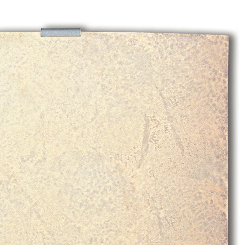 Applique Ambra Vetro Decoro Sabbia Quadrata Lampada da Parete Moderna E27