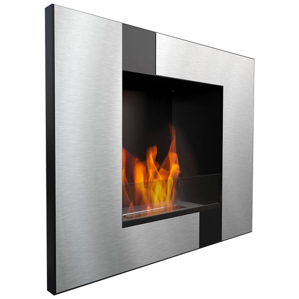 acquista Camino a Bioetanolo da Parete 68,5x53,4 cm Flig New York Cube