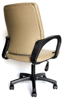 Sedia Poltrona Operativa da Ufficio in Similpelle Vandi Tortora