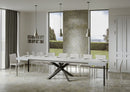 Tavolo Allungabile 130-390x90x77 cm Volantis Bianco Frassino