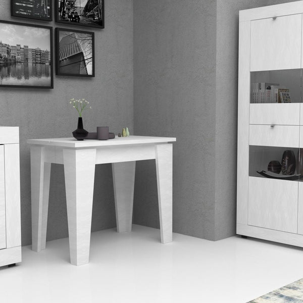 Consolle Allungabile 90x50/304x76 cm Natron bianco prezzo