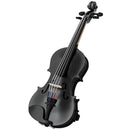 Violino 4/4 in Legno di Abete e Acero con Custodia Arco Spalliera e Pece Nero      