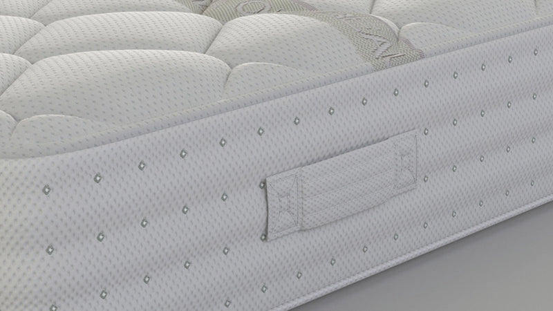 Materasso in Memory e Molle Rivestimento Olive Oil H25 Valiani Isabel Varie Misure