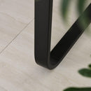 Scrivania da Ufficio Porta PC 120x60x74,5 cm in Acciaio  Nera