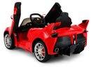 Macchina Elettrica per Bambini 12V con Licenza Ferrari la Rossa