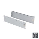 Kit Cassetto per Cucina Ultrabox H150 mm P 400 mm Acciaio Grigio Metallizzato 10 Pezzi Emuca