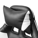 Sedia da Gaming Ergonomica 64x53x122-133 cm con Poggiapiedi in Similpelle Bianco