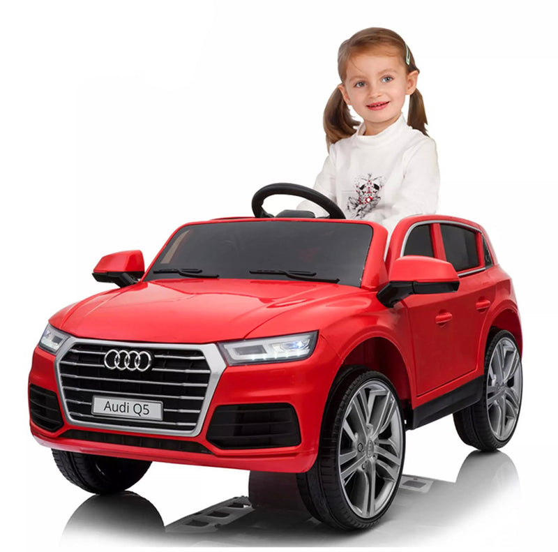 Macchina Elettrica per Bambini 12V con Licenza Audi Q5 Rossa