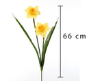 Set 8 Rami Artificiali Narciso con 6 Fiori H 70 cm