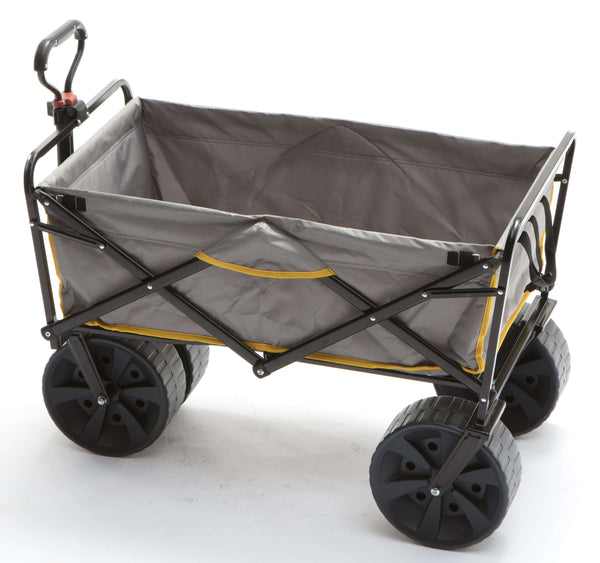 Carrello da Giardinaggio Pieghevole 92x55.5x62 in Acciaio con Manico Estensibile Taddei Garden Plus Grigio online