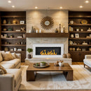 Camino a Bioetanolo da Parete 90x12xH40 cm Siena Bianco