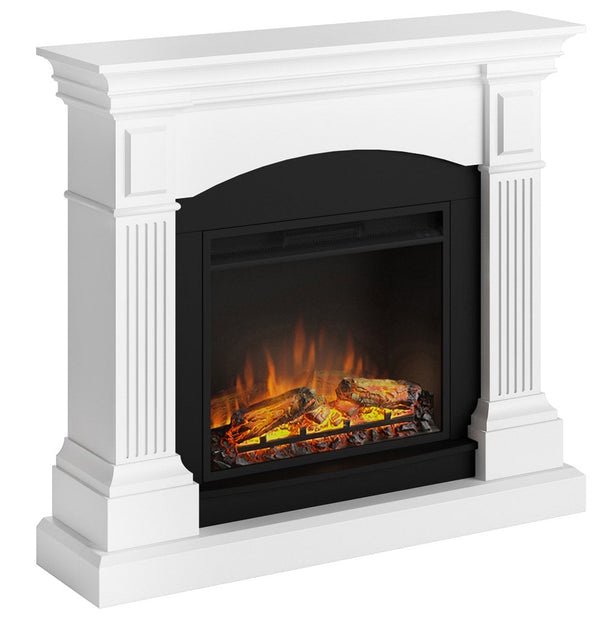 online Camino Elettrico da Pavimento Effetto Fiamma 1500W Tagu Magna Bianco