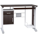 Scrivania da Ufficio Porta PC Cassetti in Legno Marrone 100x52x75 cm 