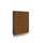 Mobile Soggiorno Madia Alta 4 Ante 108x41x161 cm Ossido Nero e Rovere Dogato