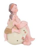 Donnina Positano con Figlio 12,9x10,9x16,2 cm in Resina