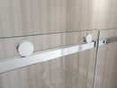 Porta Parete Doccia a Nicchia 1 Anta Scorrevole in Cristallo 8mm Trasparente H190cm Varie Misure