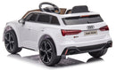Macchina Elettrica per Bambini 12V con Licenza Audi RS6 Bianca