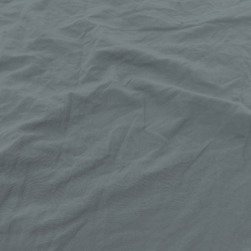 Lenzuola Sotto Linea Water Washed Grigio Chiaro 