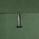 Tenda da Doccia Pop Up Impermeabile 126x124x189 cm con Porta a Cerniera Verde Scuro   