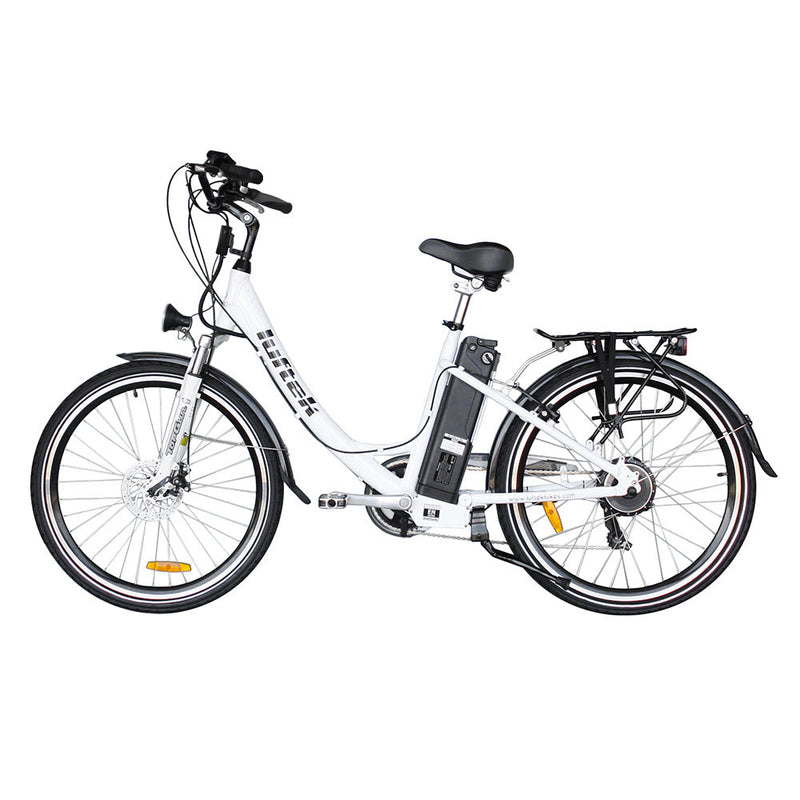 Bicicletta Elettrica a Pedalata Assistita 26" 250W 10Ah Luftek 212 ST Bianca