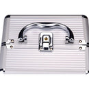 Valigetta per Estetista 18x15x15 cm Case Portatrucchi Make UP in Alluminio