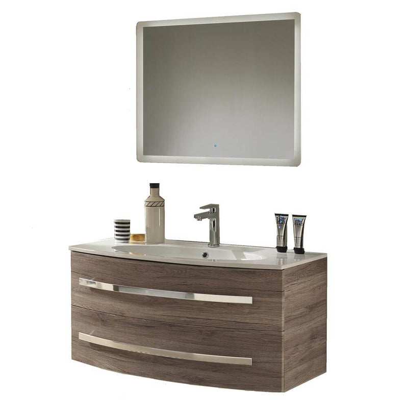 Mobile da Bagno sospeso Monica 02 Rovere Corteccia TFT