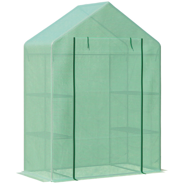 acquista Serra da Giardino 4 Ripiani 141x72x191 cm in Acciaio e Plastica PE Verde
