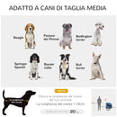 Rimorchio per Cani da Bicicletta Azzurro e Nero 130x90x110 cm 
