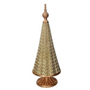 Albero resina effetto metallo oro cm Ø19,3xh53,3